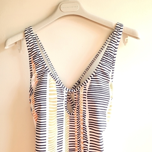 New Sunseeker Printed Front Keyhole Adjustable Spaghetti Strap Swimsuit 6 US - Picture 5 of 16